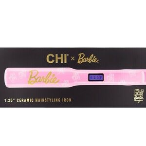 CHI x Barbie 1.25" Pink Hairstyling Iron